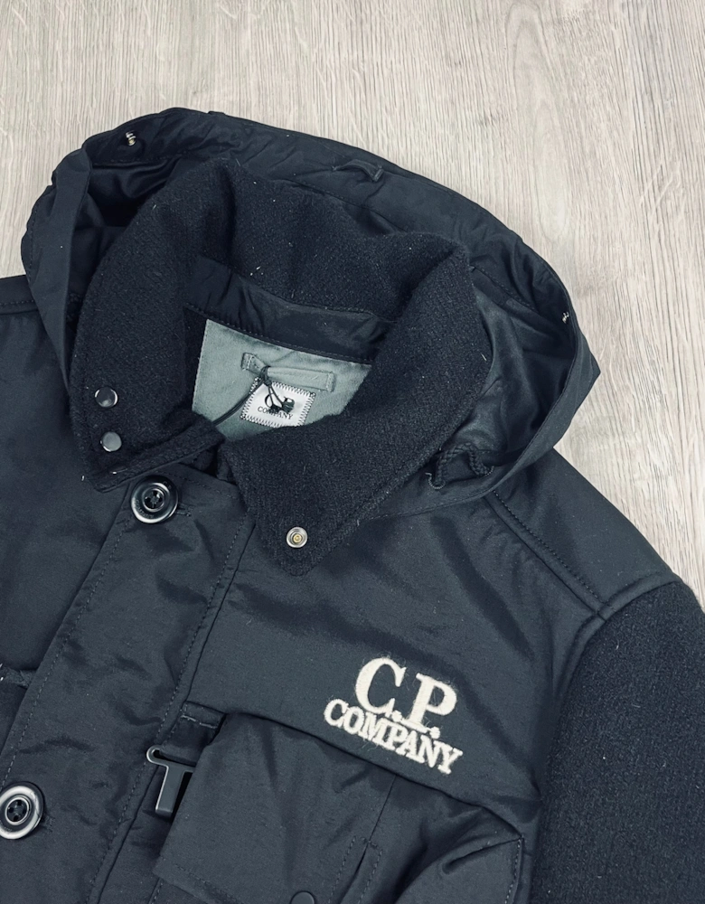 Duffel Goggle Jacket - Black