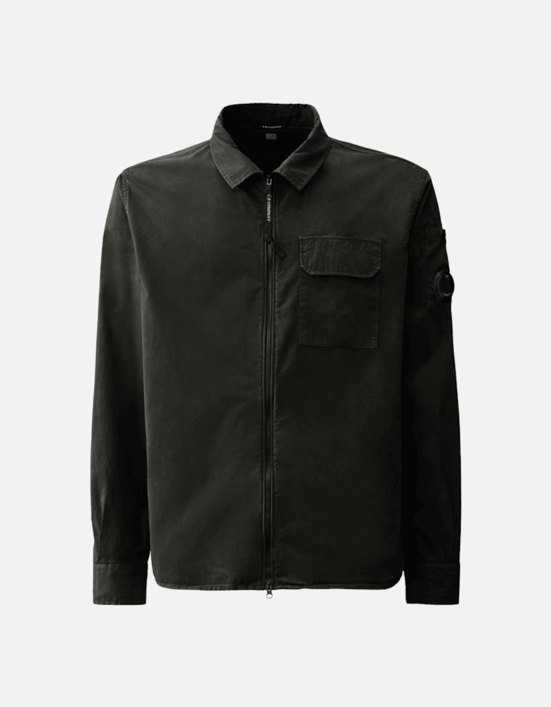Zip Overshirt - Black