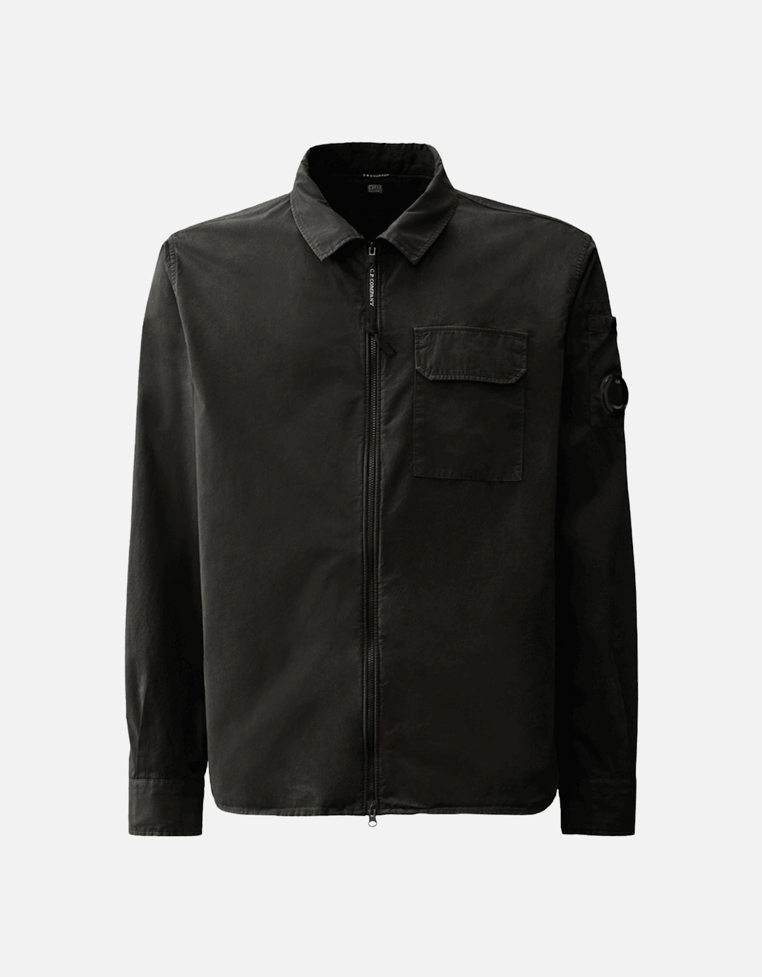 Zip Overshirt - Black, 7 of 6