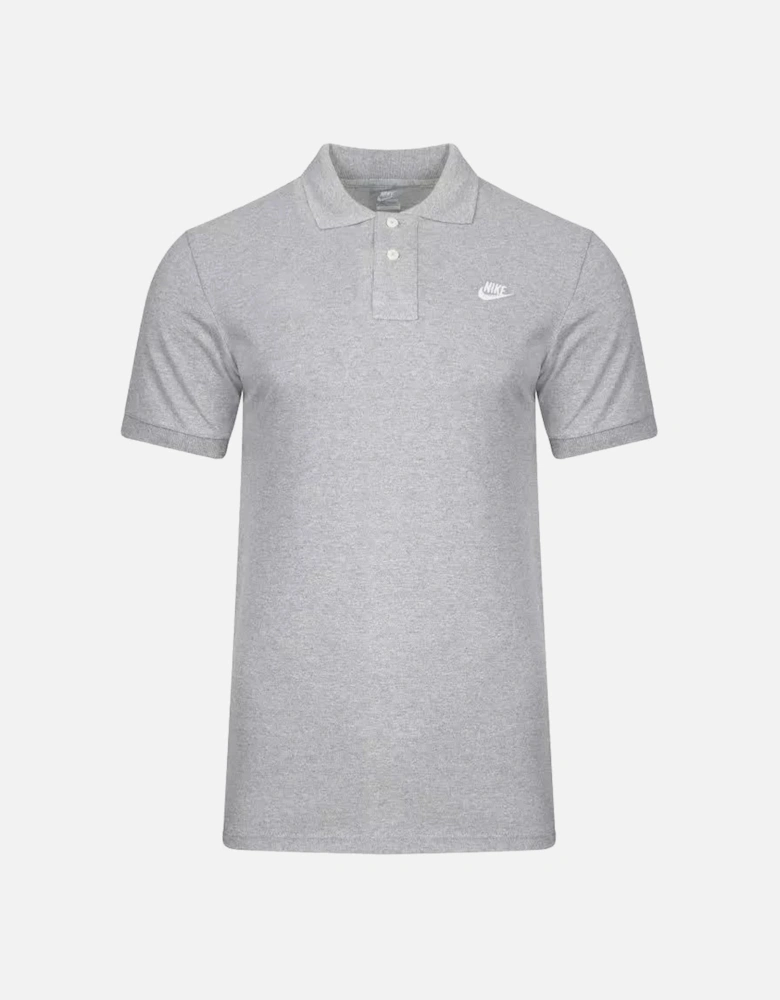 Classic Men's Grey Polo Shirt