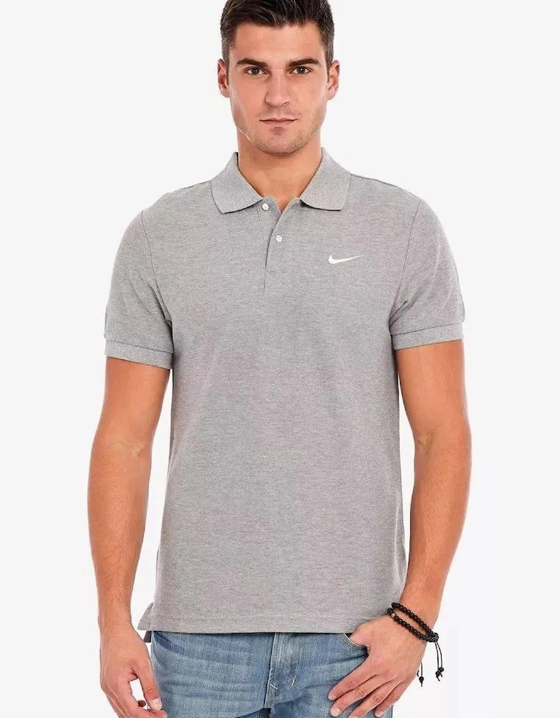 Classic Men's Grey Polo Shirt, 4 of 3