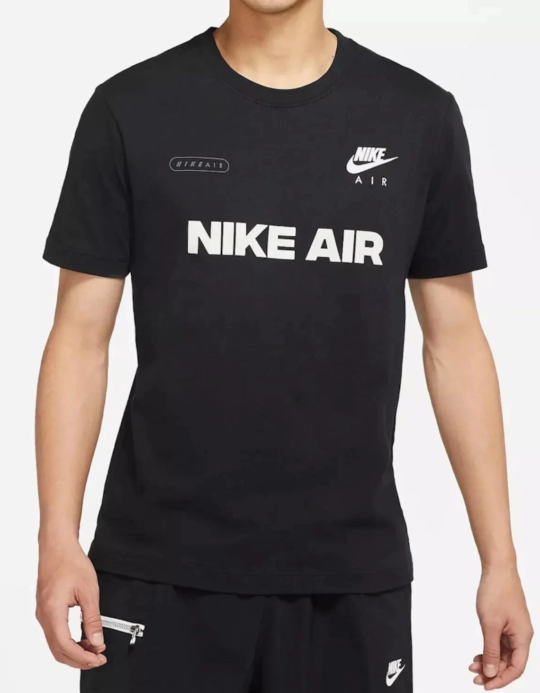 Air Bold Men's Black T-Shirt