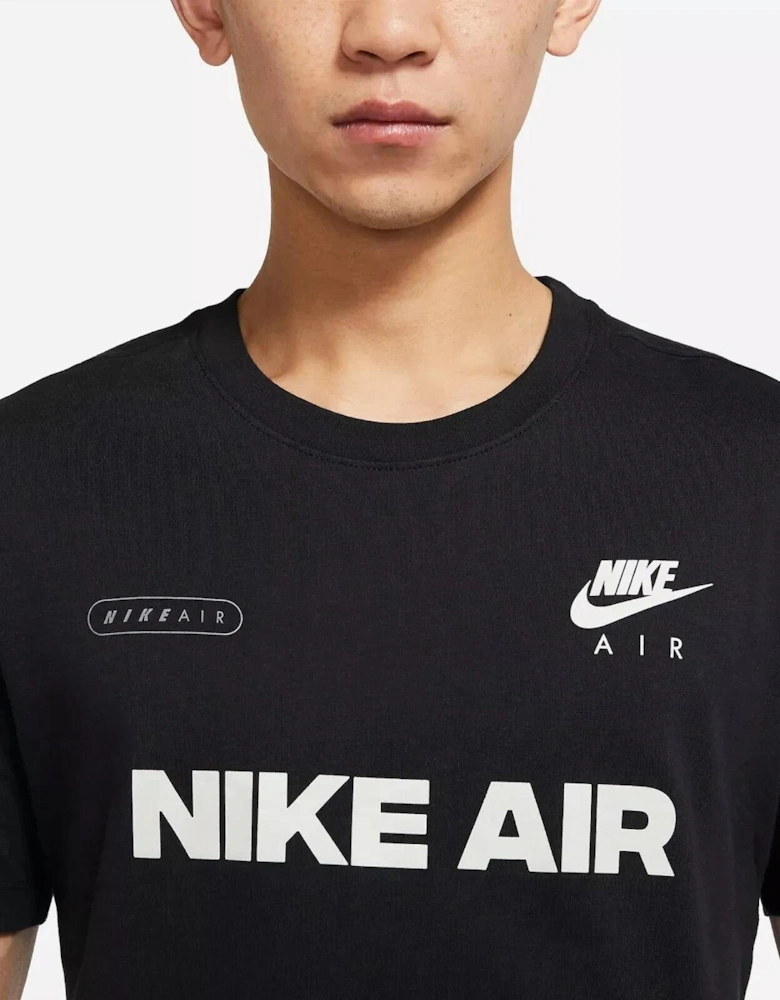 Air Bold Men's Black T-Shirt