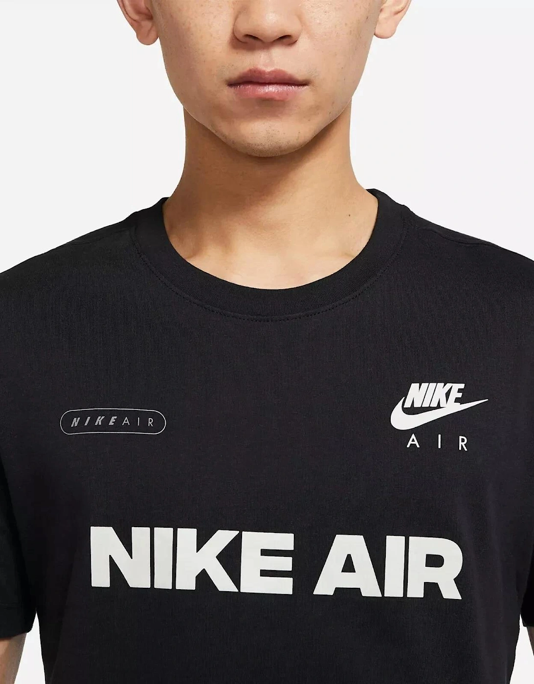 Air Bold Men's Black T-Shirt
