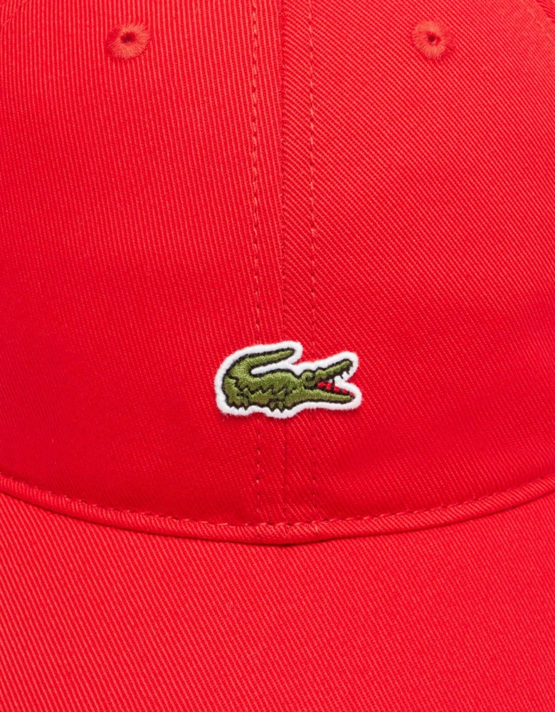 Cotton Twill Baseball Cap Red