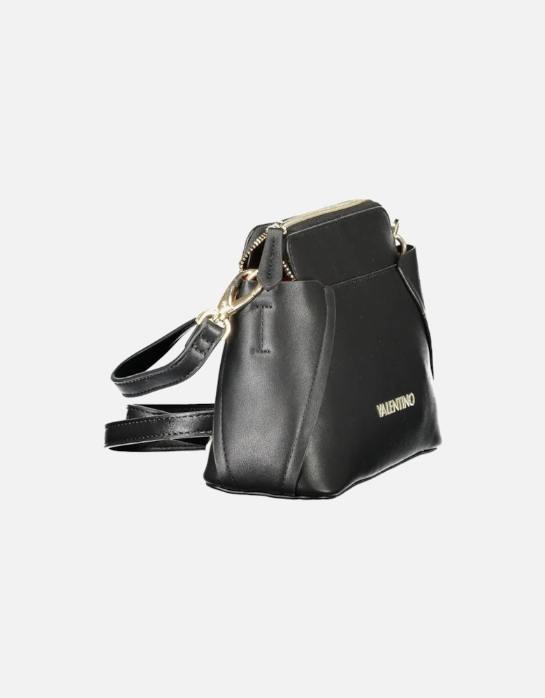 Eco-Friendly Sophisticated Shoulder Bag with Zip Closure Women - Black