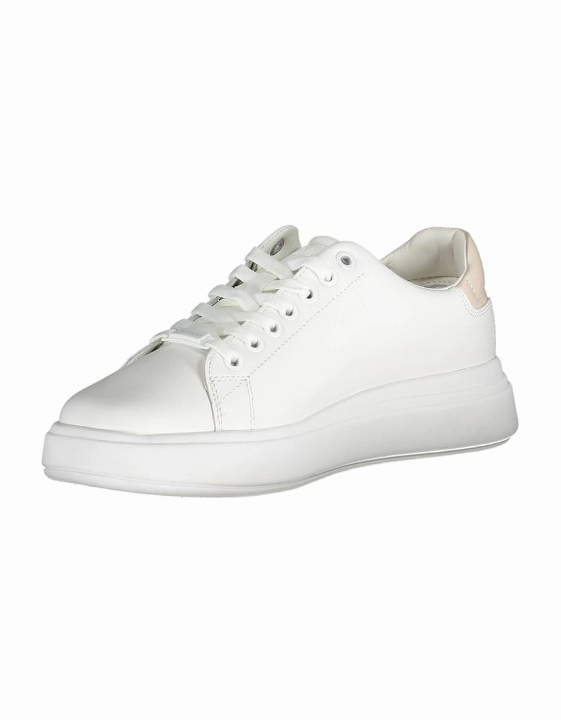Contrasting Detail Logo Embellished Sneakers Women - White