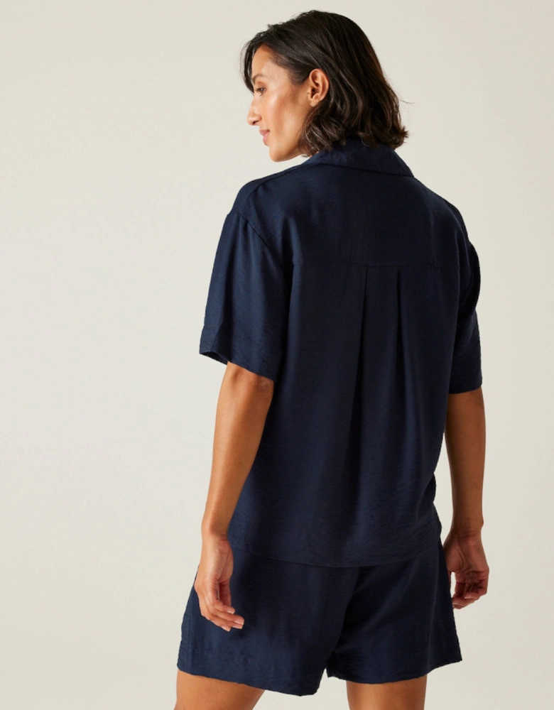 Womens Salise Lightweight Linen Look Shirt