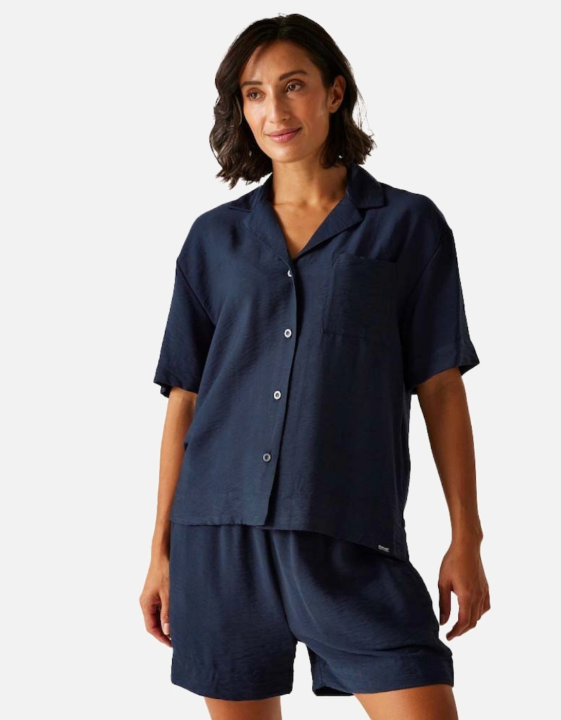 Womens Salise Lightweight Linen Look Shirt, 5 of 4