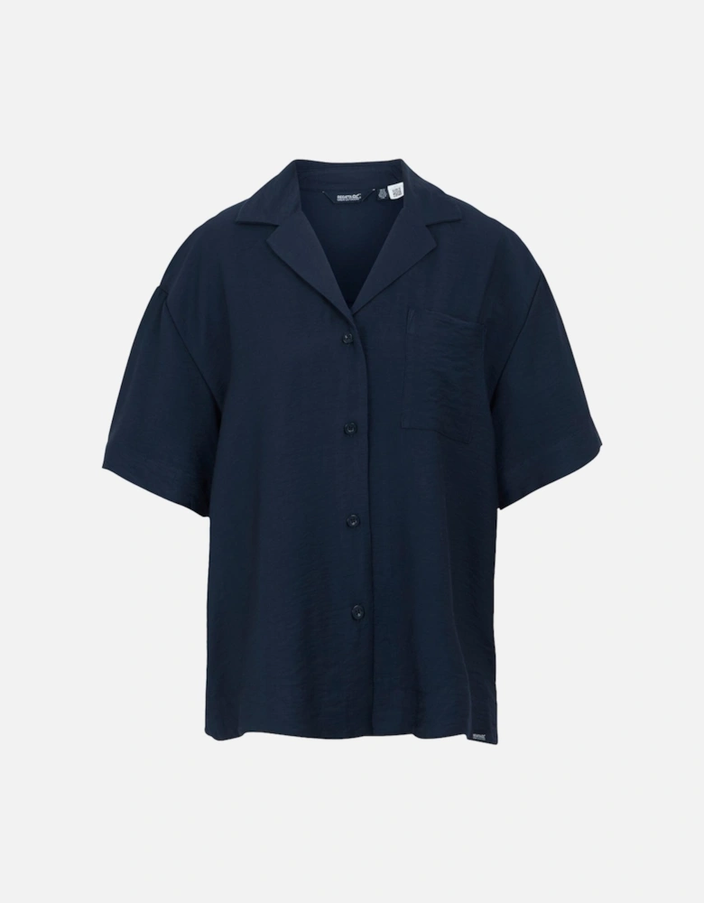Womens Salise Lightweight Linen Look Shirt
