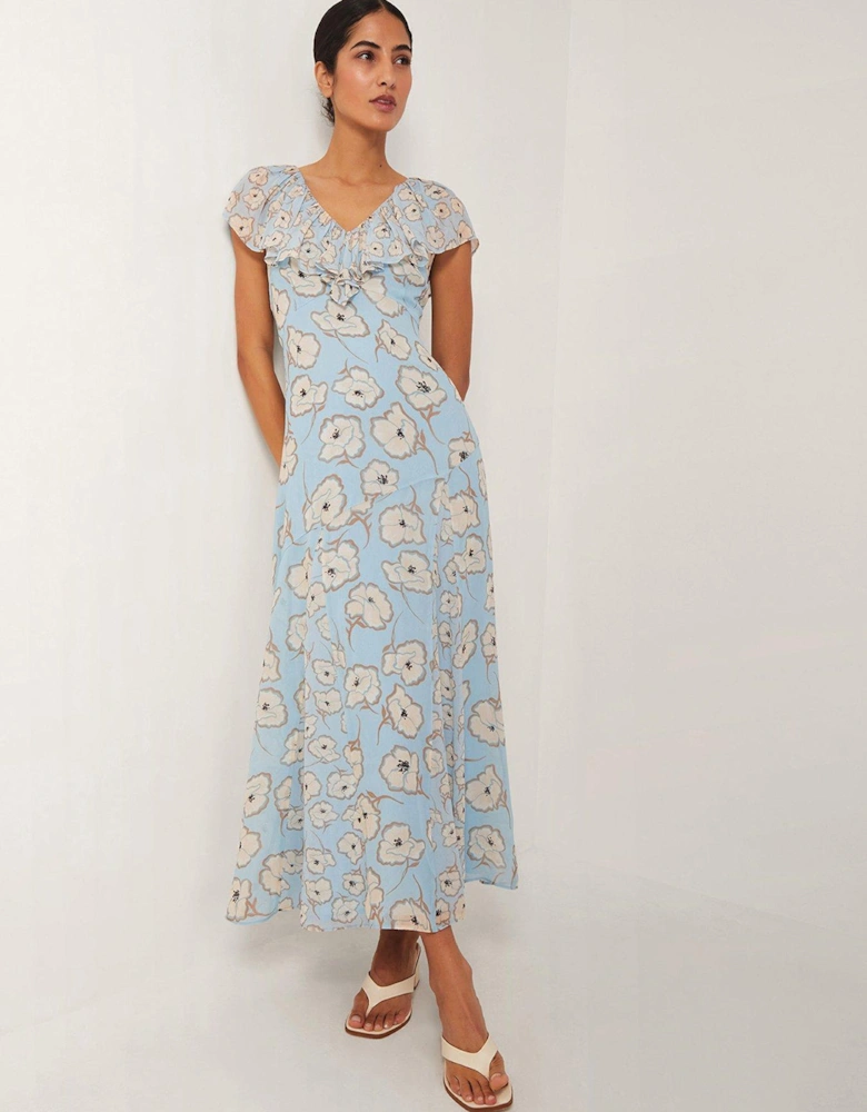 Chloe Fishtail Dress - Blue