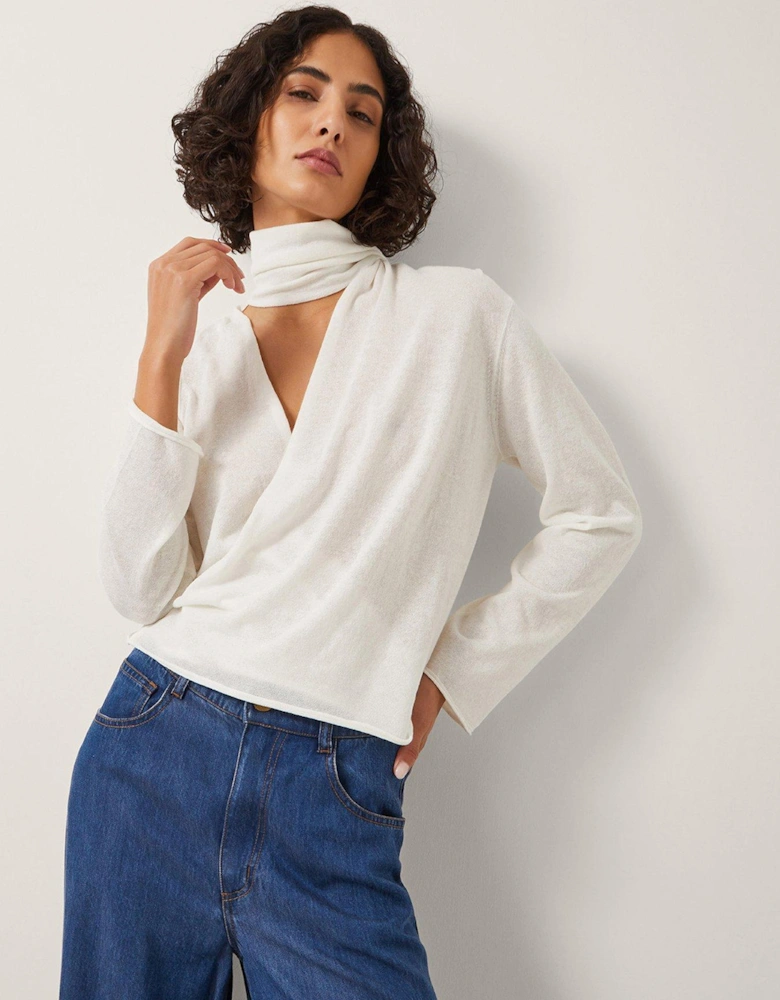 Suri Sheer Wrap - Ivory