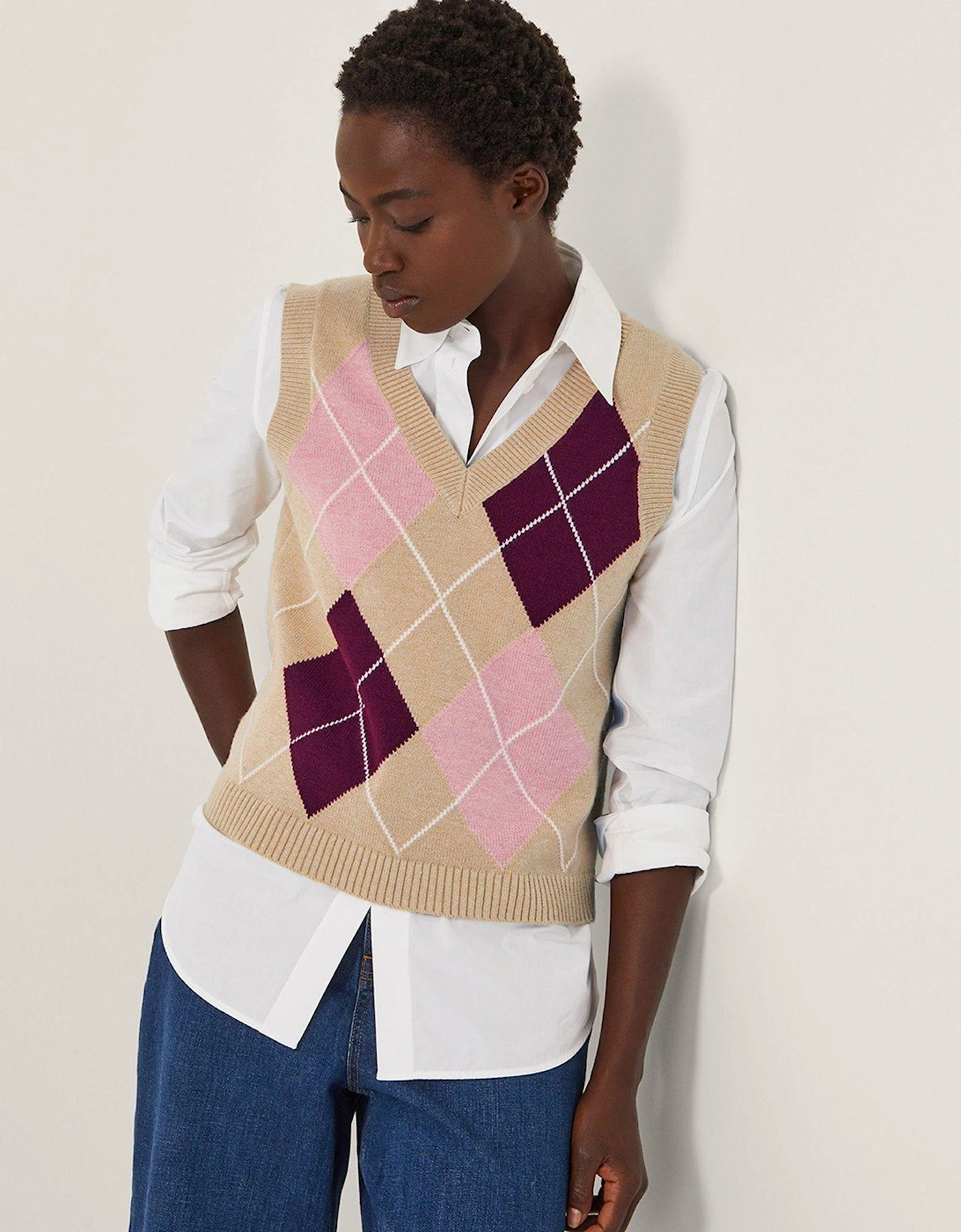 Anne Argyle Tank - Camel, 2 of 1