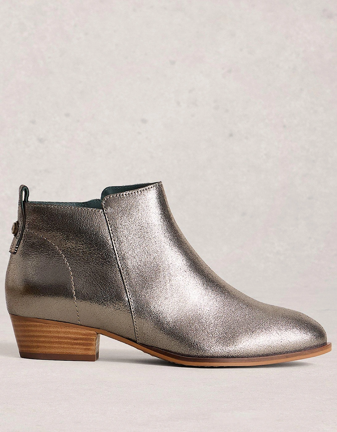 Wide Fit Leather Ankle Boot - Black, 2 of 1