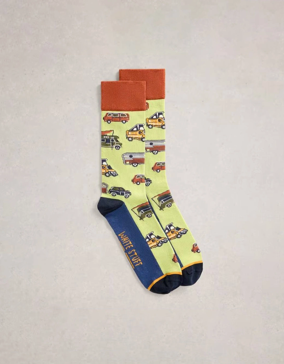 Men's Novelty Ankle Sock Light Green, 3 of 2