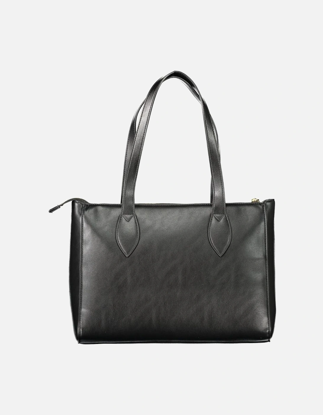 2-Handle Shoulder Bag with Internal Pocket Women - Black Handbags