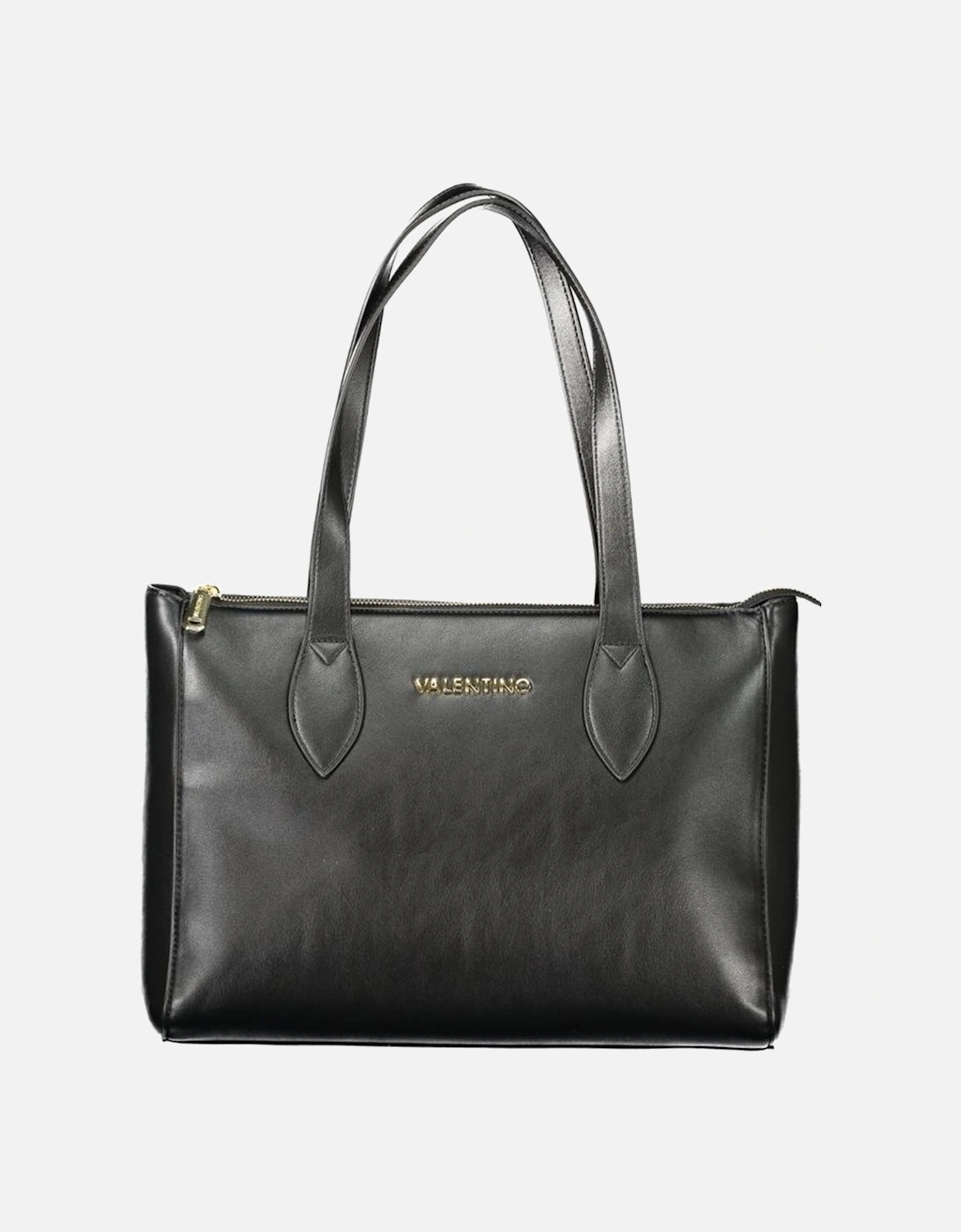 2-Handle Shoulder Bag with Internal Pocket Women - Black Handbags, 4 of 3