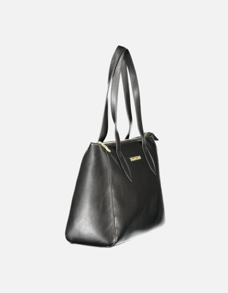 2-Handle Shoulder Bag with Internal Pocket Women - Black Handbags