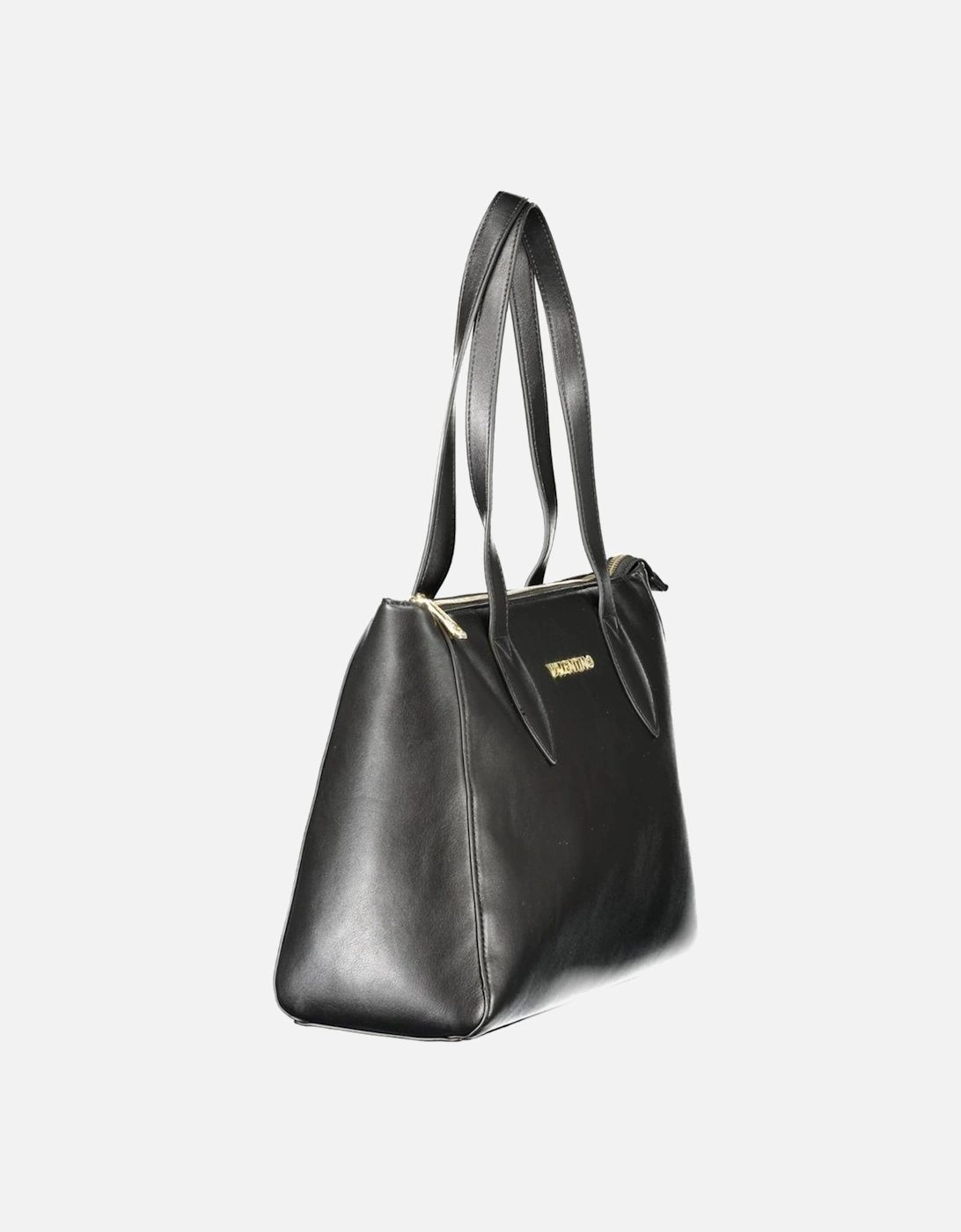 2-Handle Shoulder Bag with Internal Pocket Women - Black Handbags