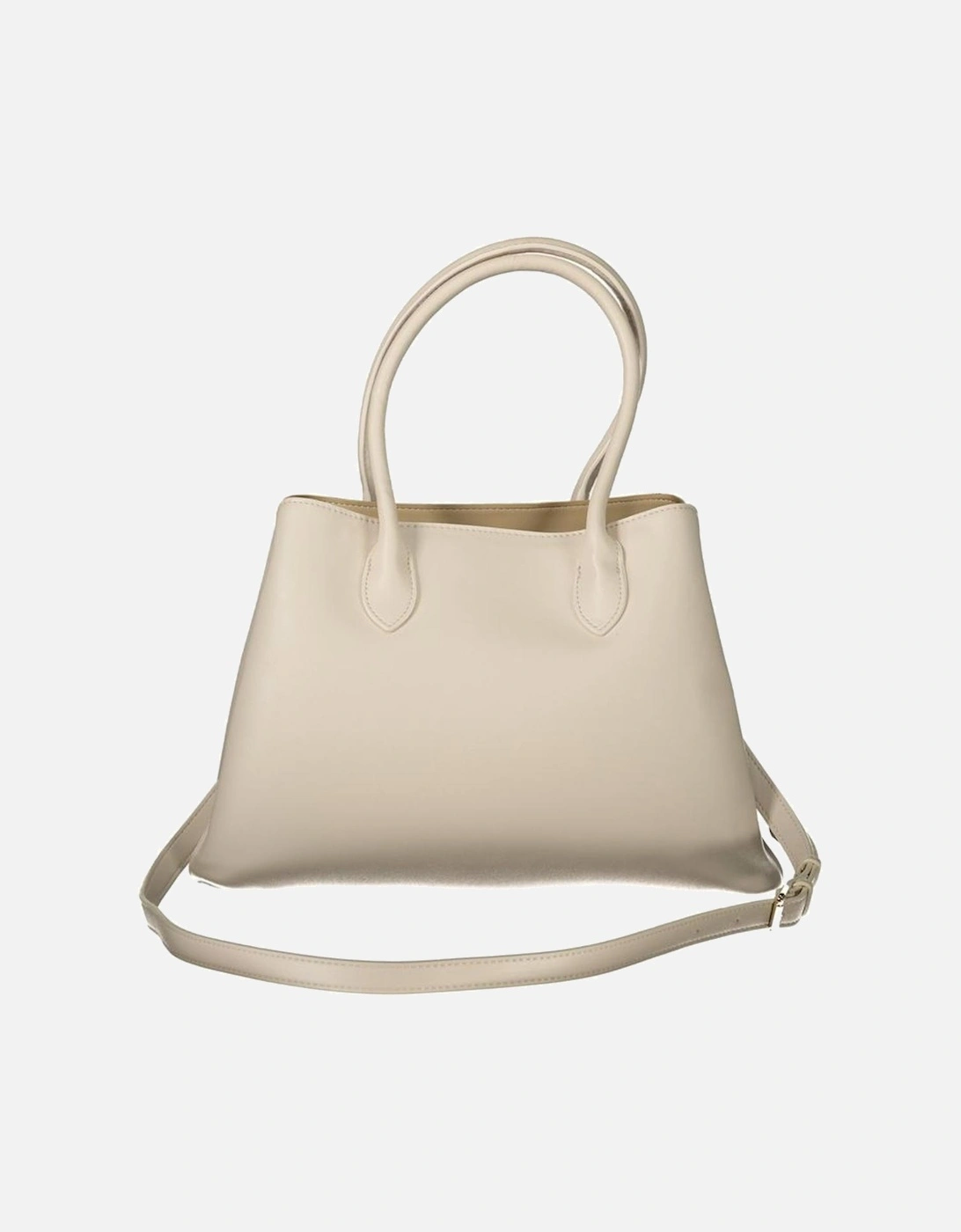 Chic Handbag with Detachable Strap Women - Beige