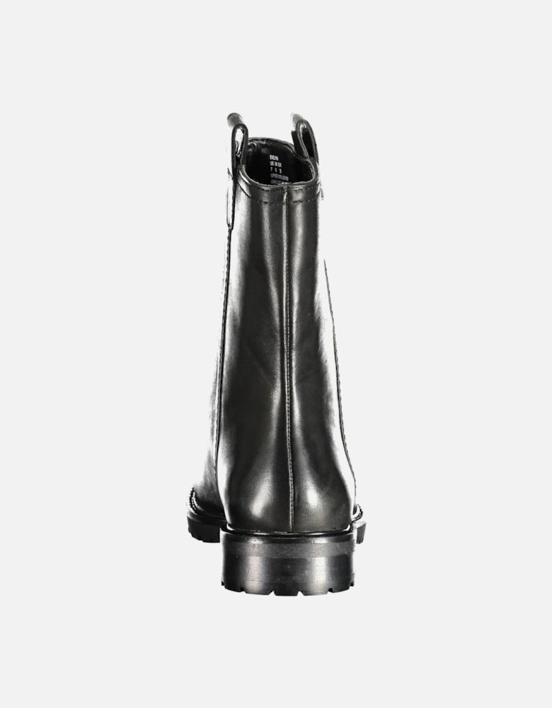 Evelynn Premium Contrast Detail Boots Women - Black