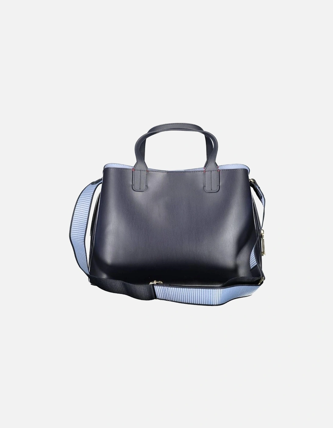 Bag with Handles and Adjustable Shoulder Strap Women - Blue Handbags