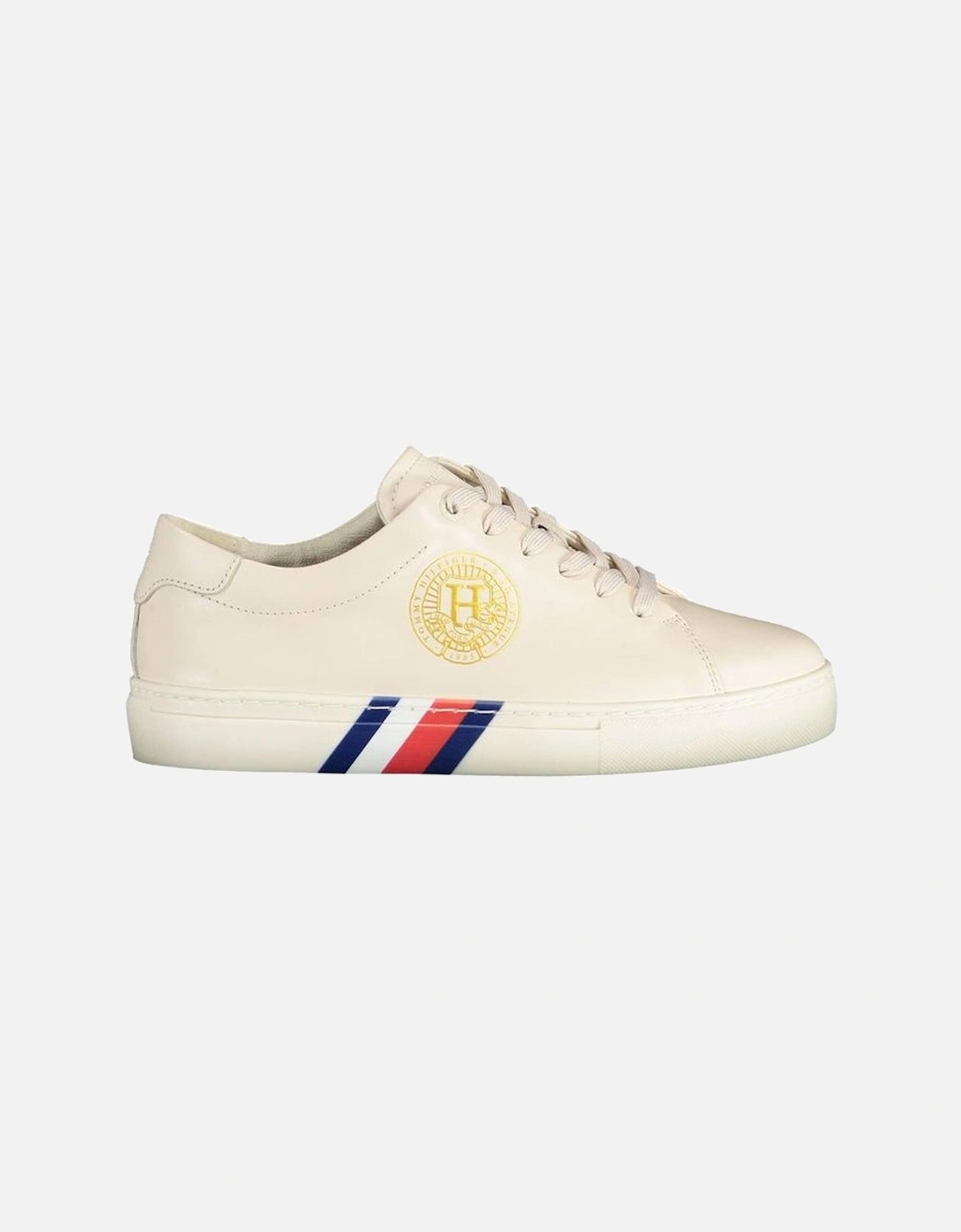 Edgy Sophisticated Sneakers with Organic Cotton Design Women - Beige, 3 of 2