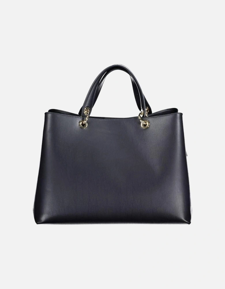 Versatile Handbag with Detachable Handles Women - Blue