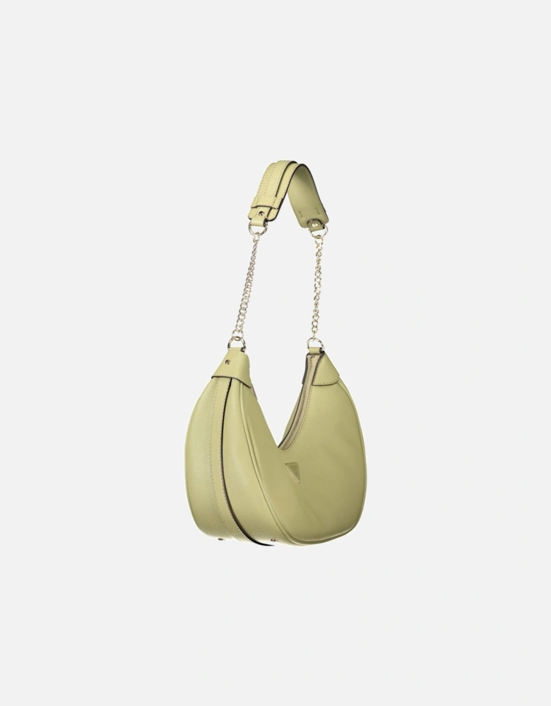 Fedora Chain Shoulder Handbag with Zip Closure Women - Green