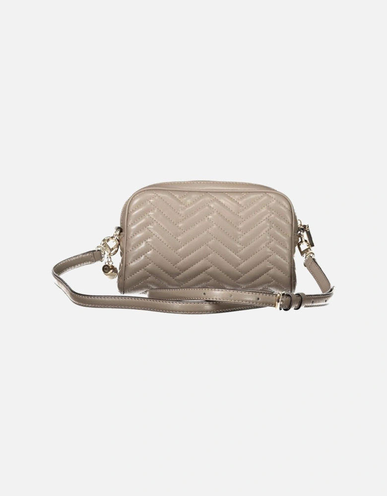 Adjustable Strap Polyethylene Handbag with External Pocket Women -