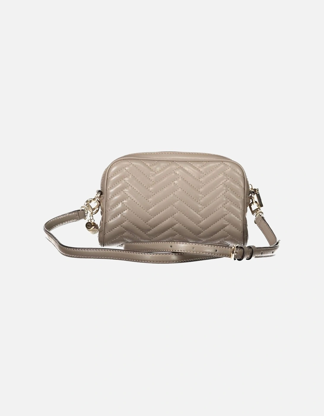 Adjustable Strap Polyethylene Handbag with External Pocket Women -