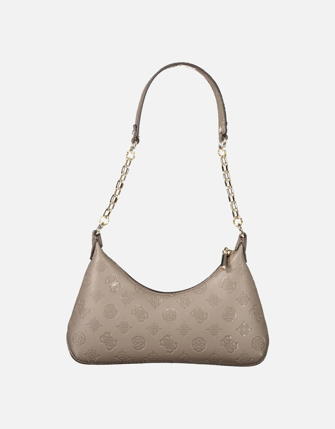 Elegant Versatile Shoulder Handbag with Logo Detailing Women - Brown