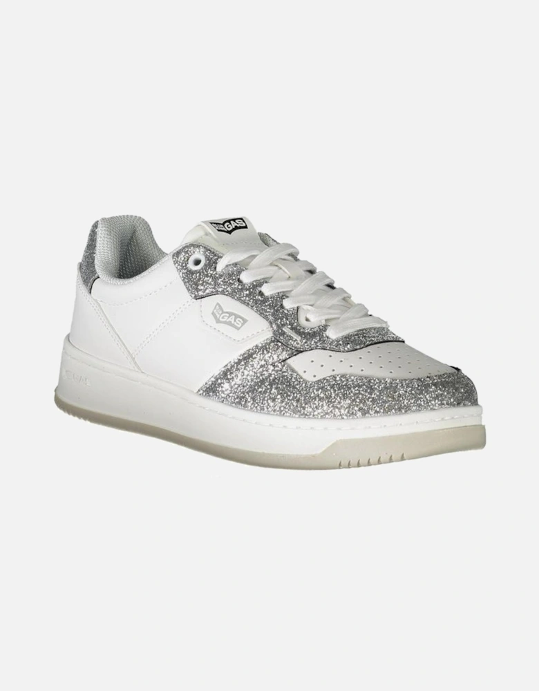 Lace-Up Sports Shoe with Contrast Details Women - White Sneakers