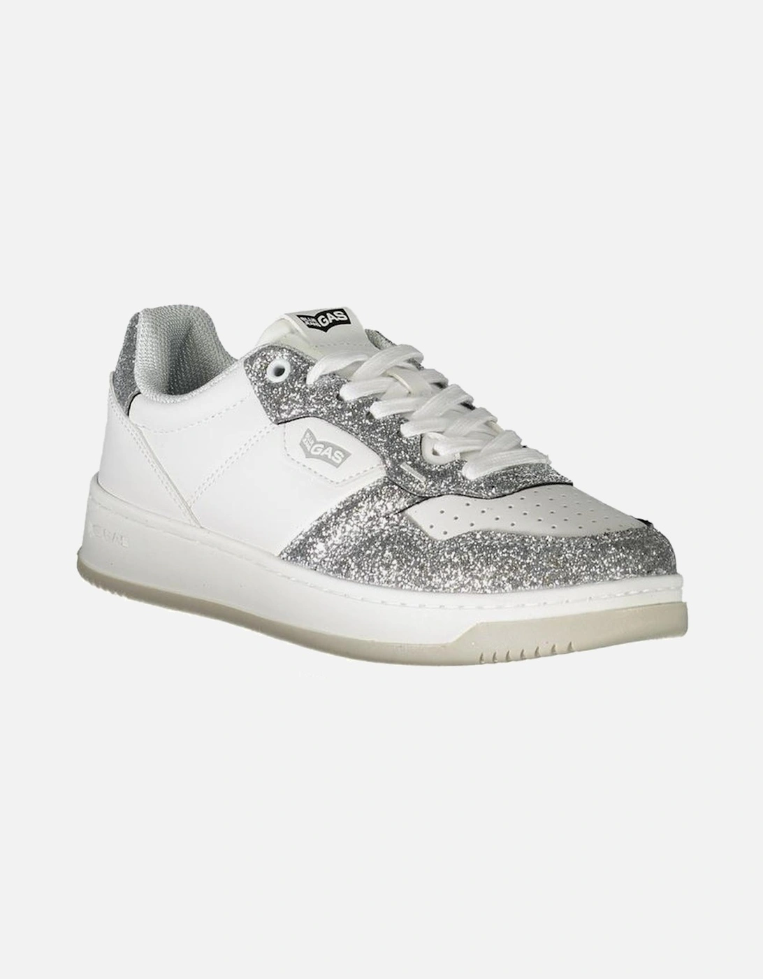 Lace-Up Sports Shoe with Contrast Details Women - White Sneakers