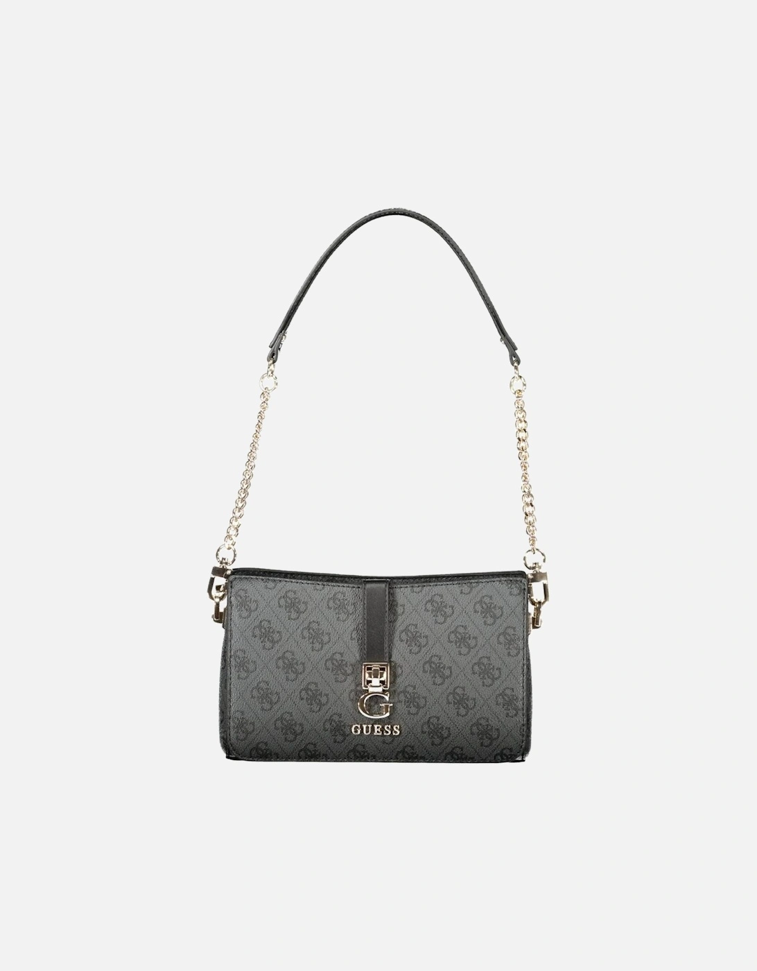Zamira Bag with Chain Handle and Adjustable Strap Women - Black, 4 of 3