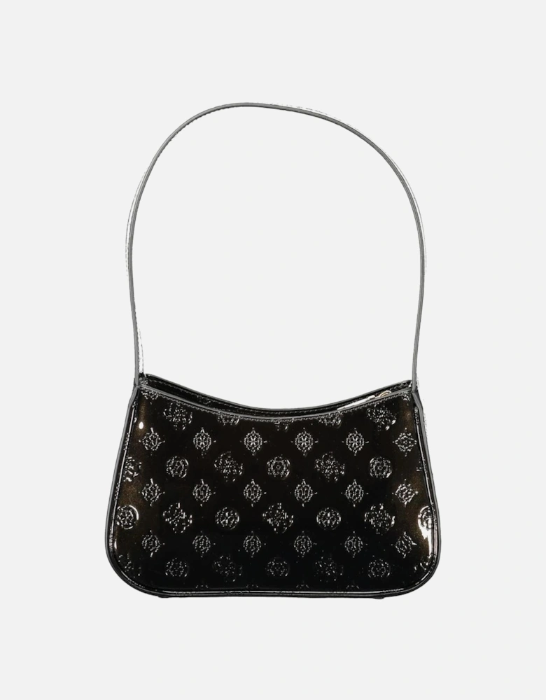 Sophisticated Shoulder Bag with Secure Zip Closure Women - Black