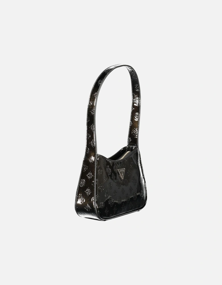 Sophisticated Shoulder Bag with Secure Zip Closure Women - Black