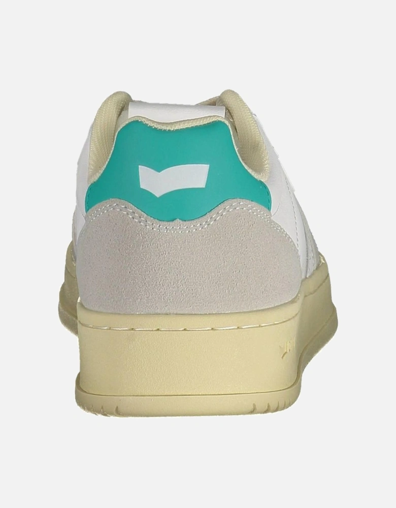 Striking Modern Sneakers with Contrasting Details Women - White