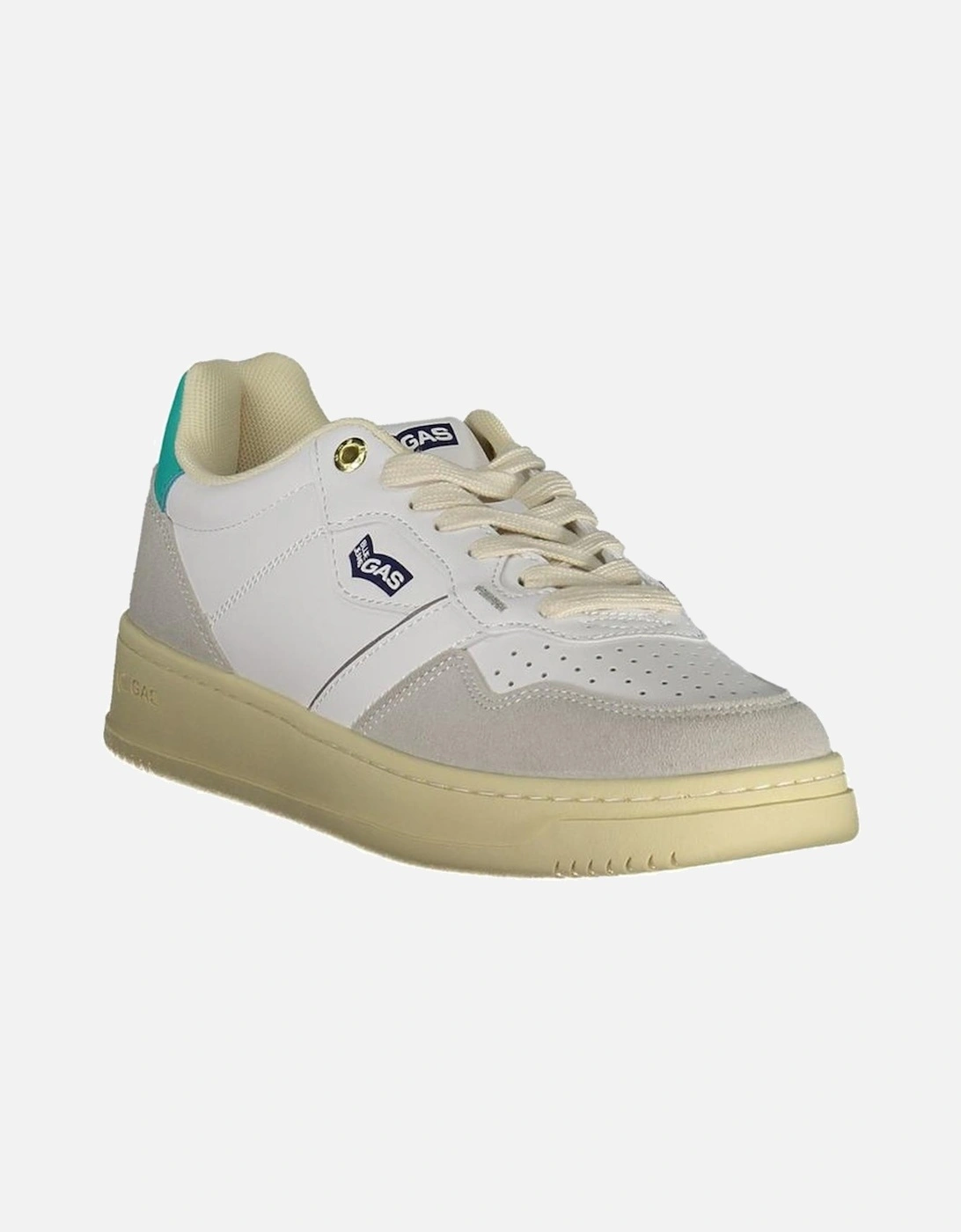 Striking Modern Sneakers with Contrasting Details Women - White