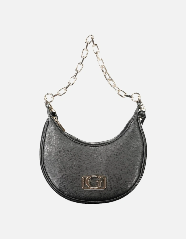 Sophisticated Versatile Chain Shoulder Bag Women - Black Handbags
