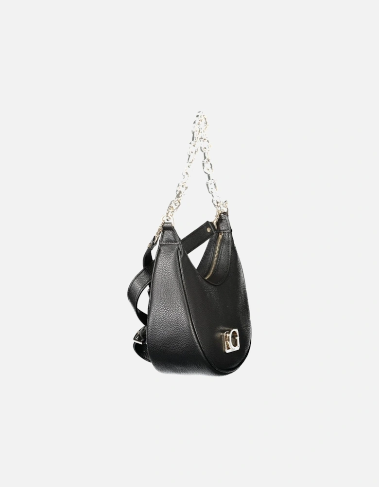 Sophisticated Versatile Chain Shoulder Bag Women - Black Handbags