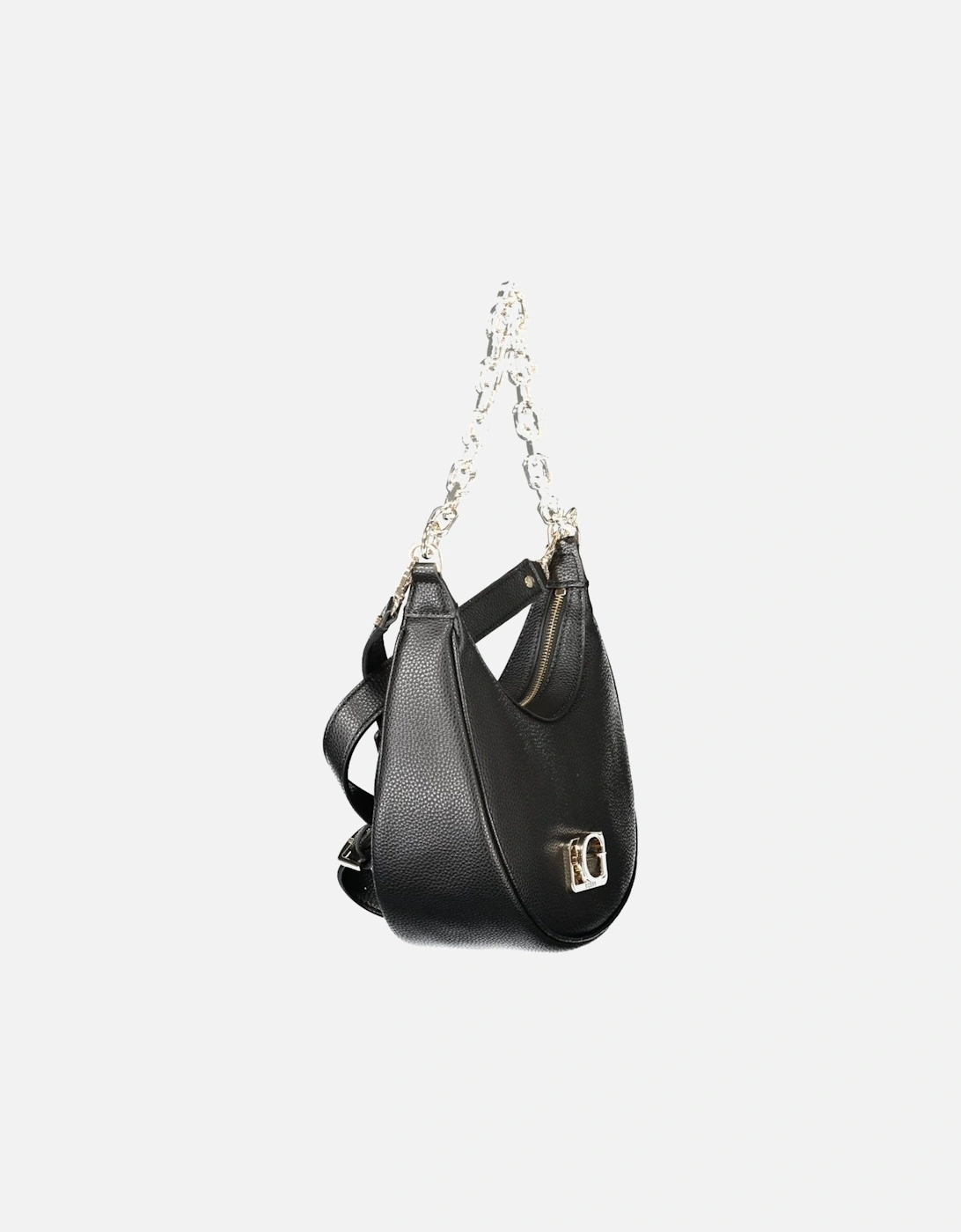 Sophisticated Versatile Chain Shoulder Bag Women - Black Handbags