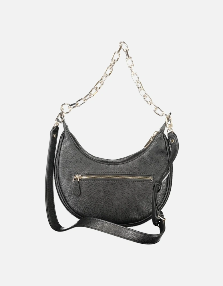 Sophisticated Versatile Chain Shoulder Bag Women - Black Handbags