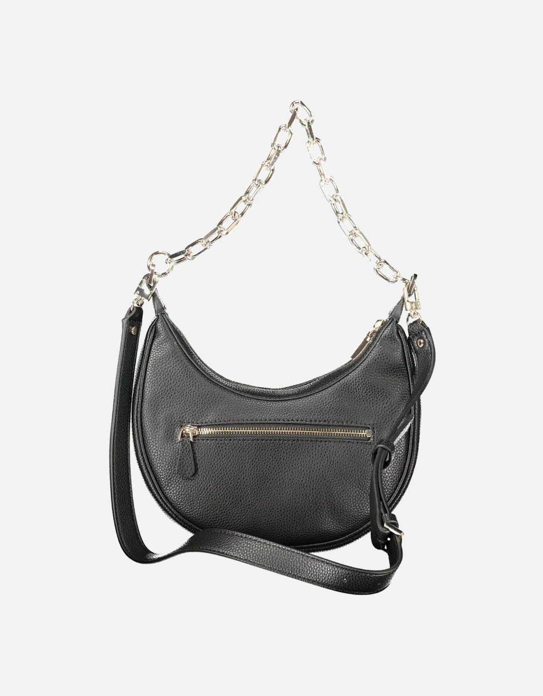 Sophisticated Versatile Chain Shoulder Bag Women - Black Handbags