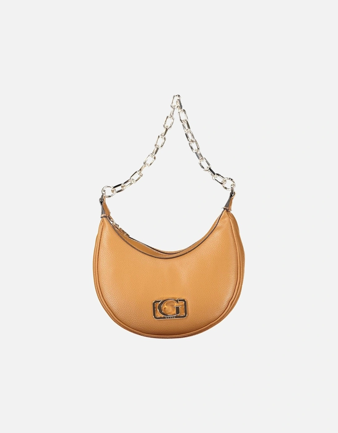 Chic Chain Shoulder Bag with Adjustable Strap Women - Brown Handbags, 4 of 3