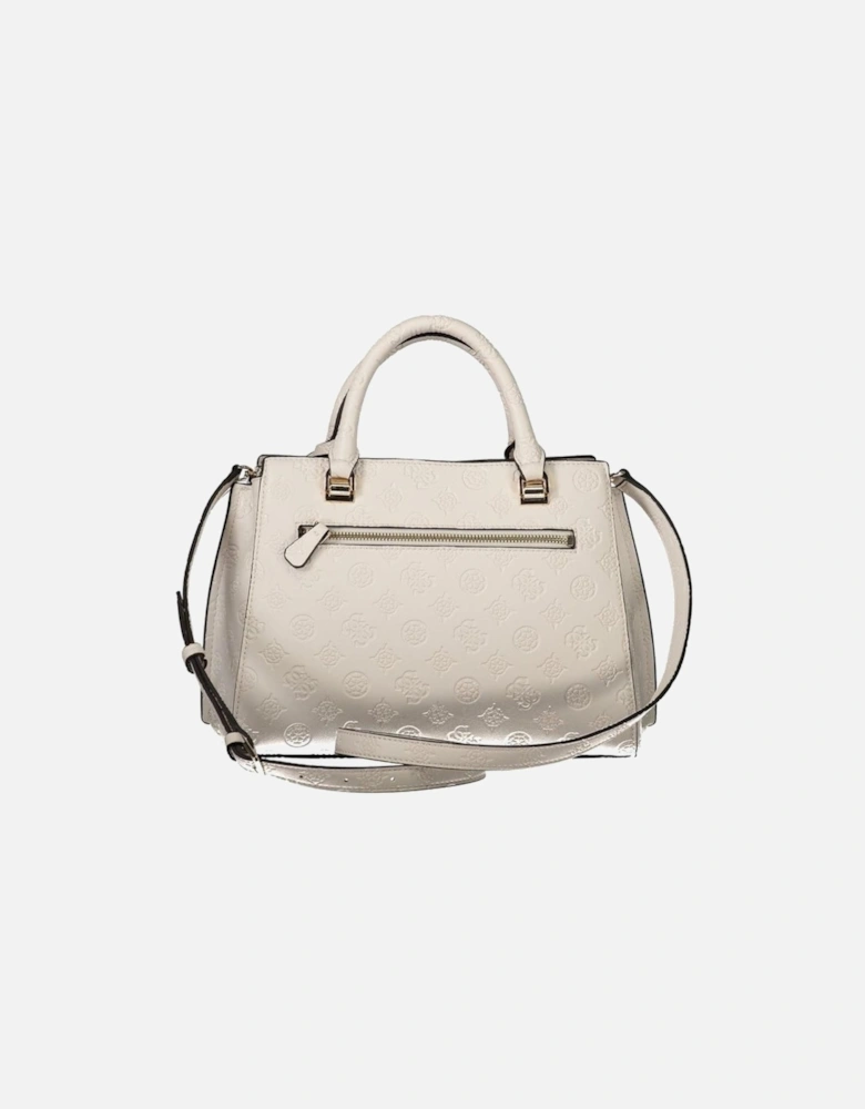 Zarela Bag with Dual Handles and Detachable Strap Women - White