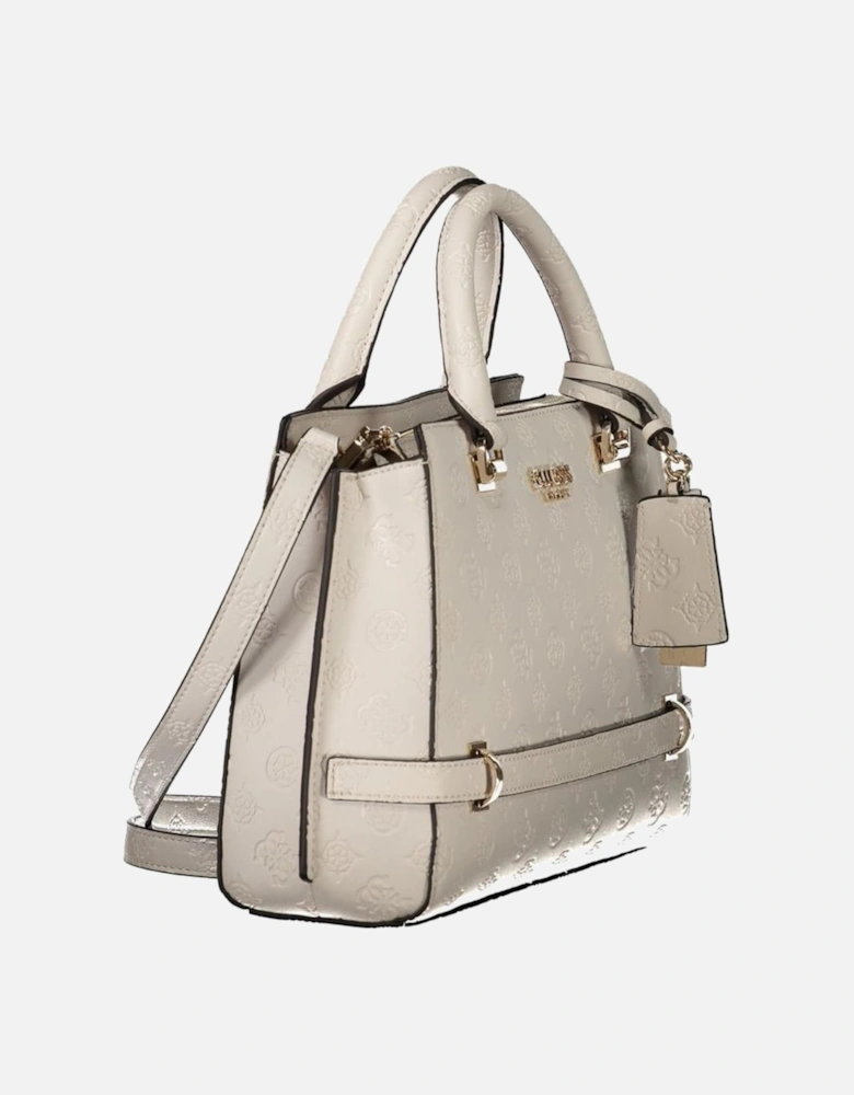 Zarela Bag with Dual Handles and Detachable Strap Women - White