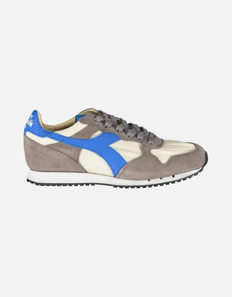 Contrasting Detail Lace-Up Sports Shoe Women - Gray Sneakers