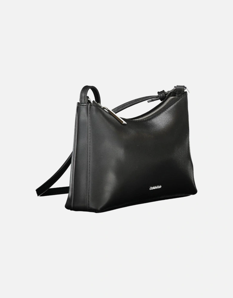 Leather Ankle Boots with Block Heel Women - Black Handbags