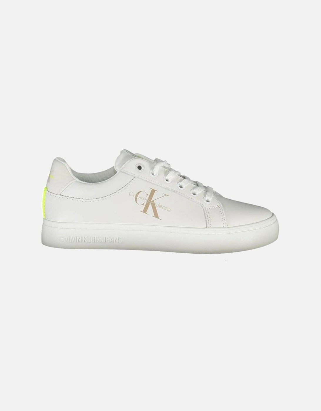 Eco-Conscious Sporty Sneakers with Contrasting Details Women - White, 4 of 3